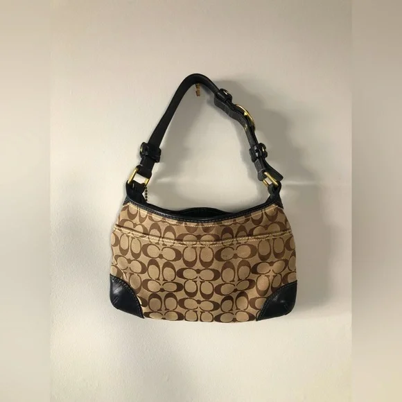 Coach | Bags | Signature Style Coach Purse With Black